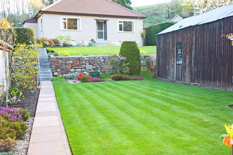 Lush Lawn and Pathways