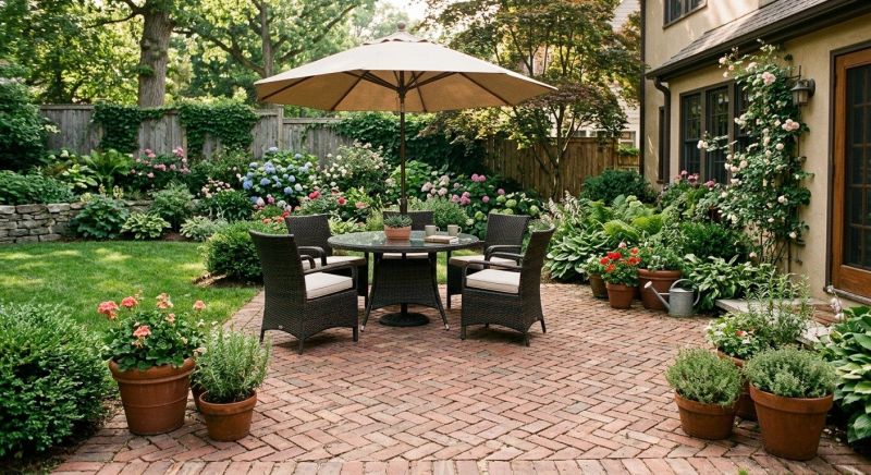 Patio Brick Installation in Nashua, NH